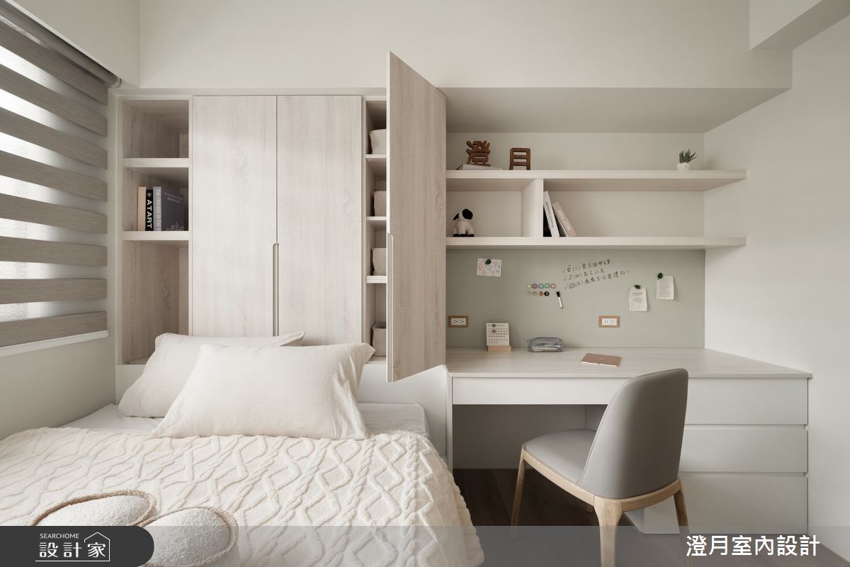 30坪老屋(16~30年)＿奶油風臥室案例圖片＿澄月室內設計＿澄月_26之12