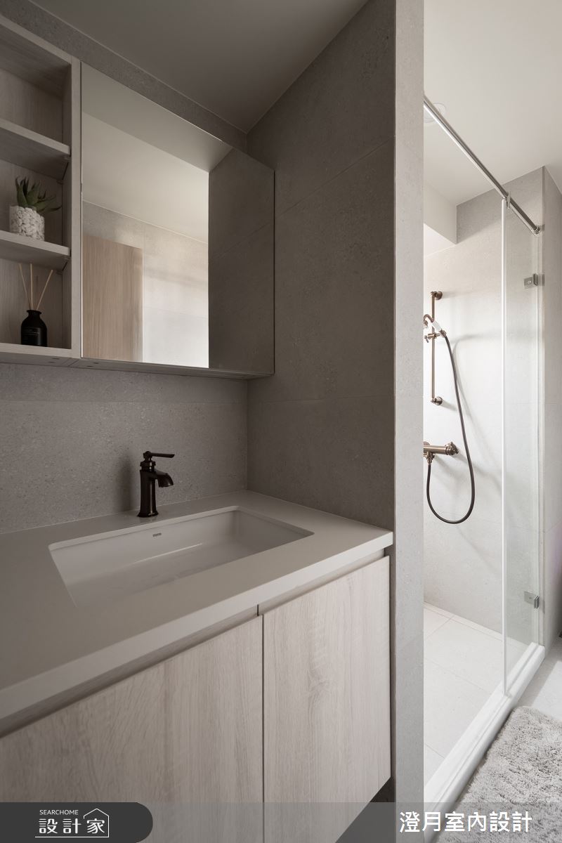 30坪老屋(16~30年)＿奶油風浴室案例圖片＿澄月室內設計＿澄月_26之15