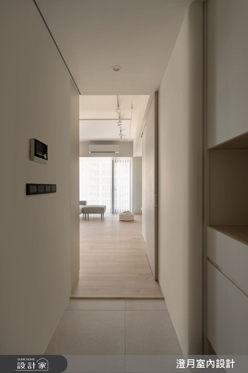 22坪新成屋(5年以下)＿北歐風玄關案例圖片＿澄月室內設計＿澄月_28之73