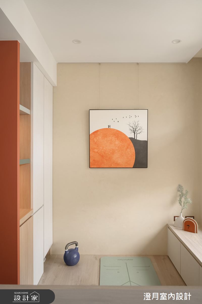 22坪新成屋(5年以下)＿北歐風家庭健身房多功能室案例圖片＿澄月室內設計＿澄月_28之13