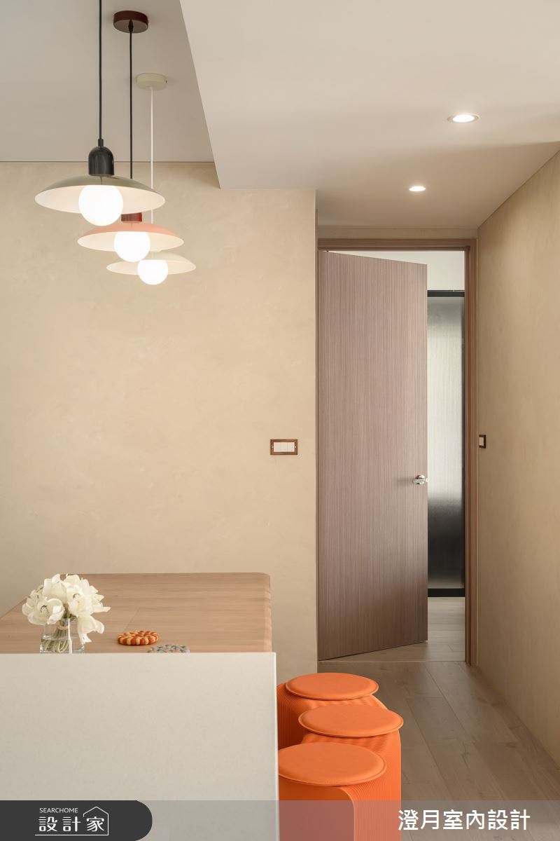 22坪新成屋(5年以下)＿北歐風餐廳中島案例圖片＿澄月室內設計＿澄月_28之14