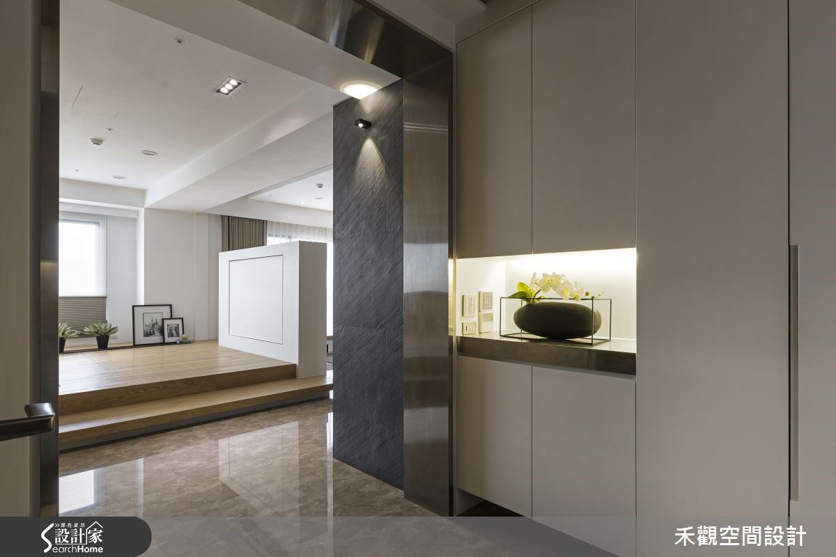 85坪新成屋(5年以下)＿現代風玄關案例圖片＿禾觀空間設計＿禾觀_15之1