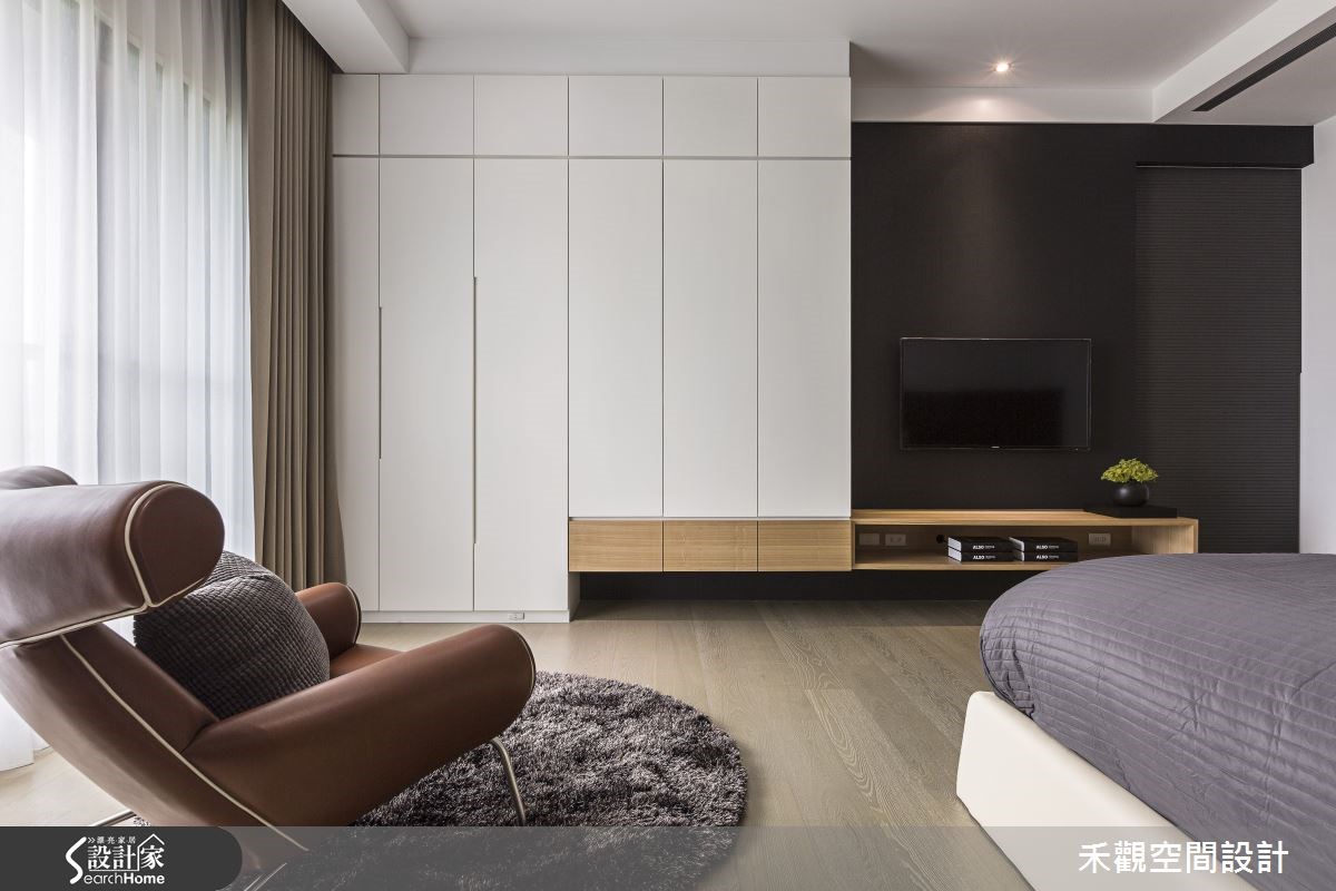 85坪新成屋(5年以下)＿現代風臥室案例圖片＿禾觀空間設計＿禾觀_15之22