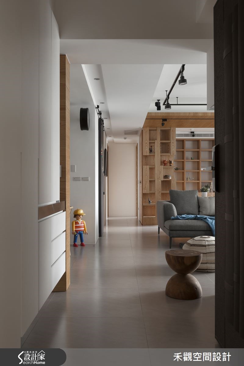 36坪新成屋(5年以下)＿現代風走廊案例圖片＿禾觀空間設計＿禾觀_12之1