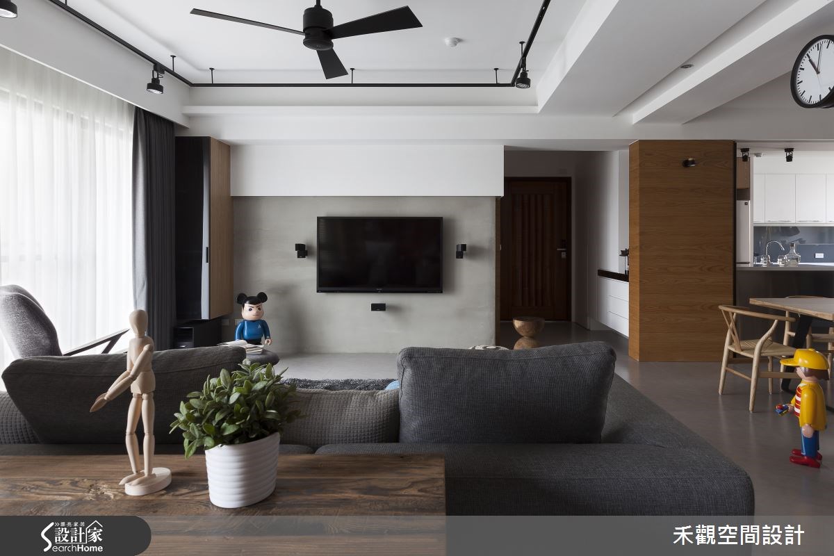 36坪新成屋(5年以下)＿現代風玄關客廳案例圖片＿禾觀空間設計＿禾觀_12之4