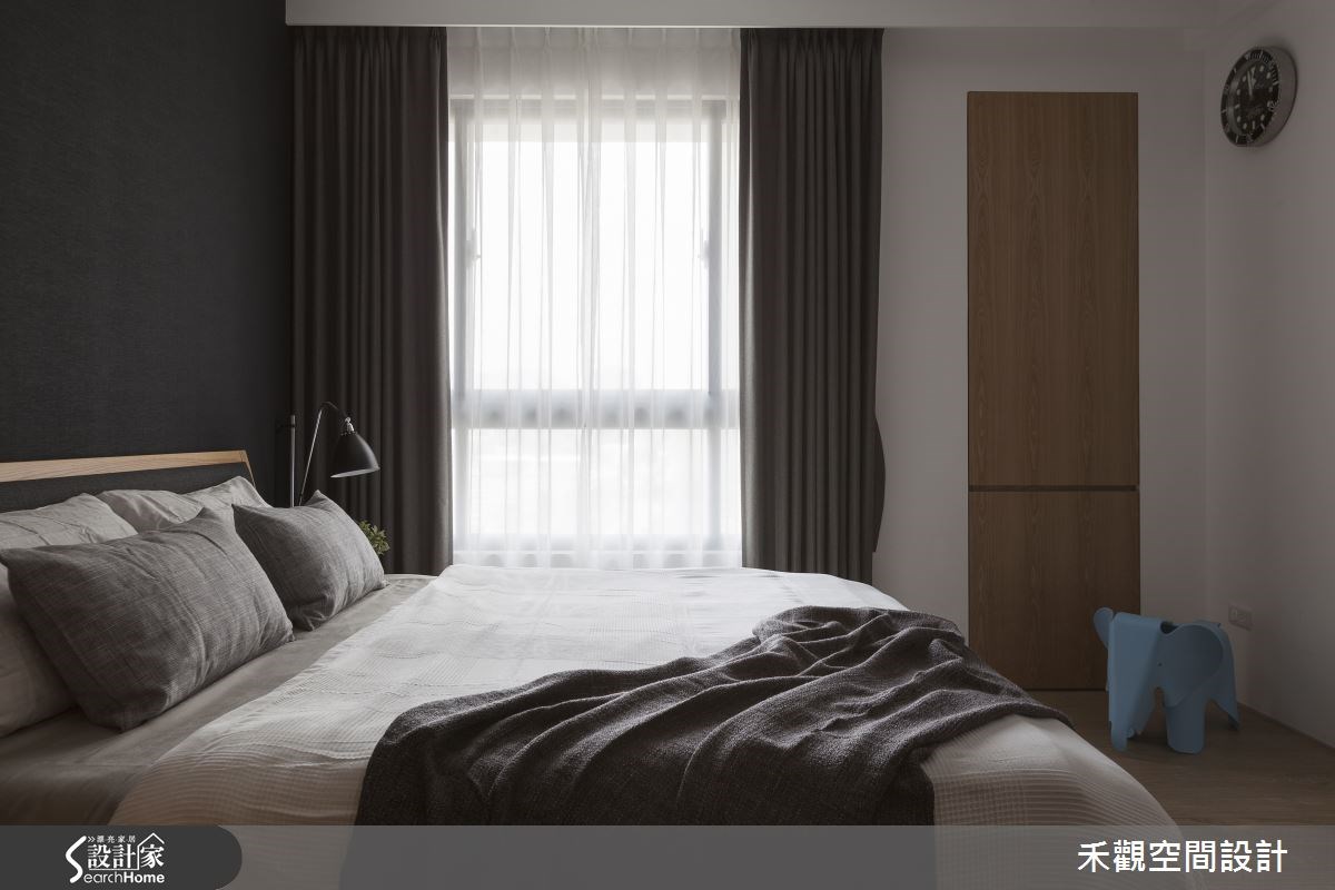 36坪新成屋(5年以下)＿現代風臥室案例圖片＿禾觀空間設計＿禾觀_12之15