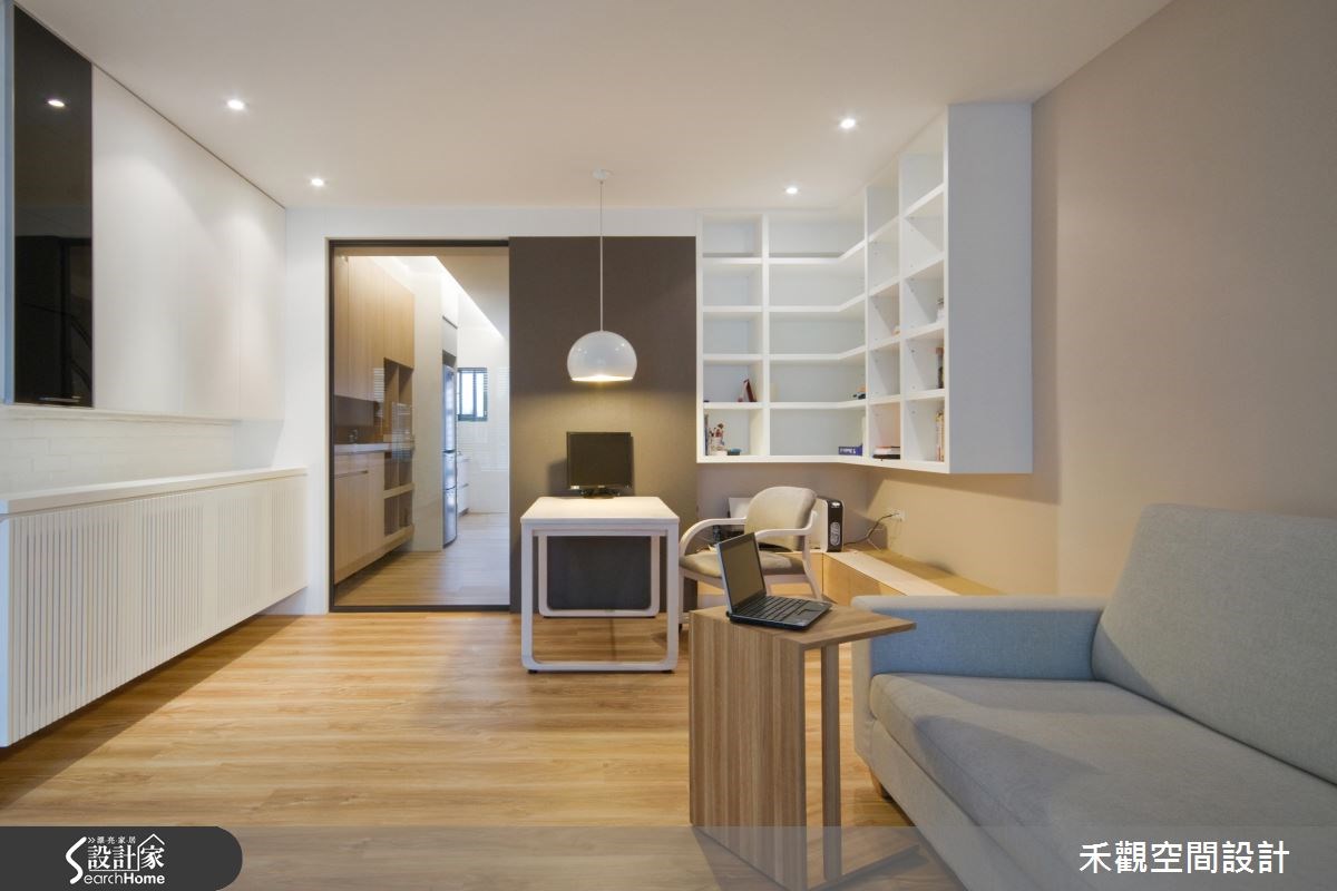 35坪老屋(16~30年)＿北歐風書房案例圖片＿禾觀空間設計＿禾觀_01之8