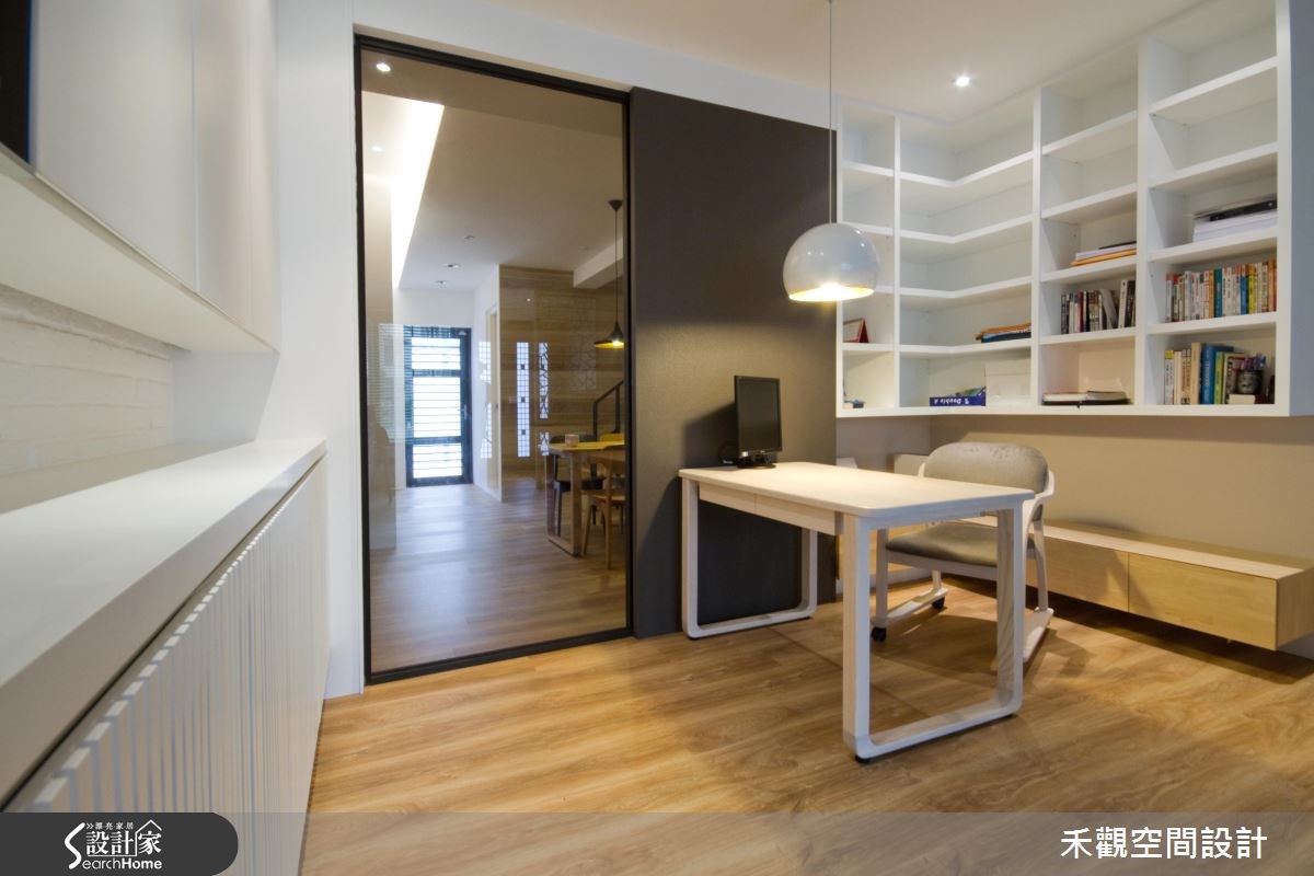 35坪老屋(16~30年)＿北歐風書房案例圖片＿禾觀空間設計＿禾觀_01之10