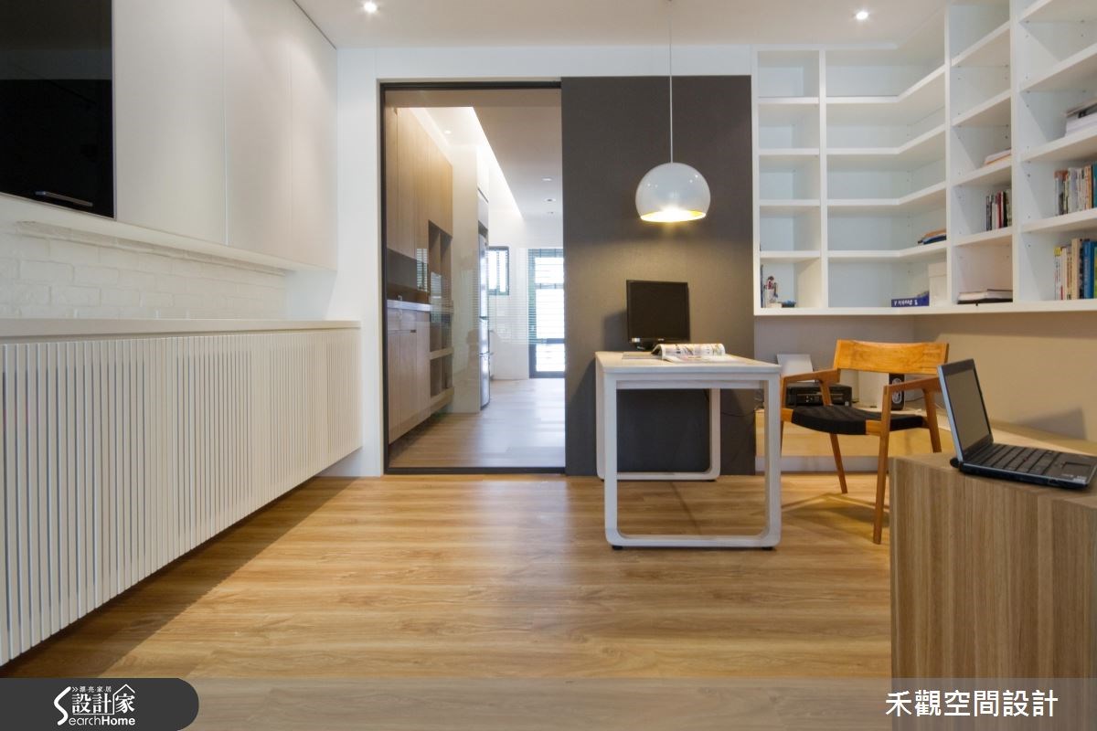 35坪老屋(16~30年)＿北歐風書房案例圖片＿禾觀空間設計＿禾觀_01之11