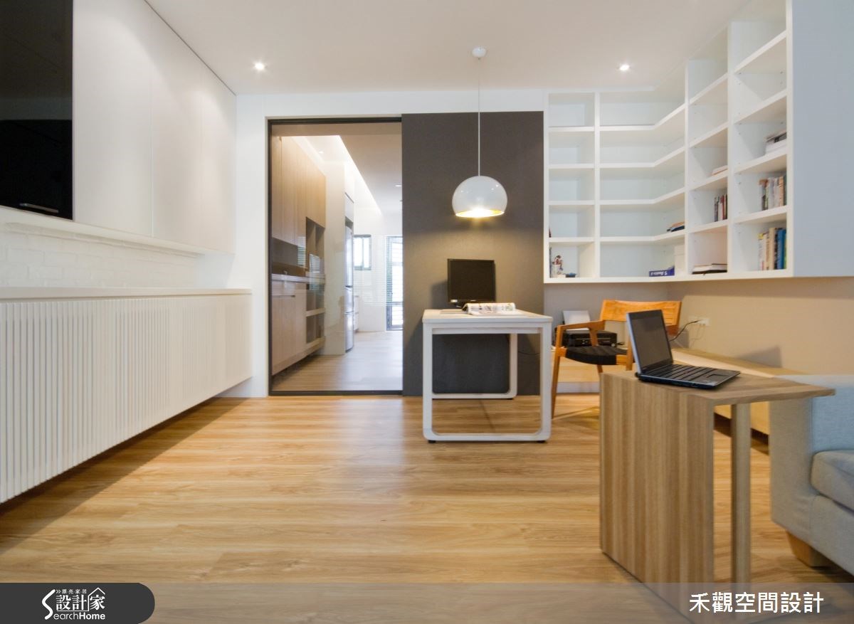 35坪老屋(16~30年)＿北歐風書房案例圖片＿禾觀空間設計＿禾觀_01之12