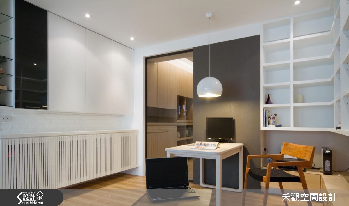 35坪老屋(16~30年)＿北歐風書房案例圖片＿禾觀空間設計＿禾觀_01之14