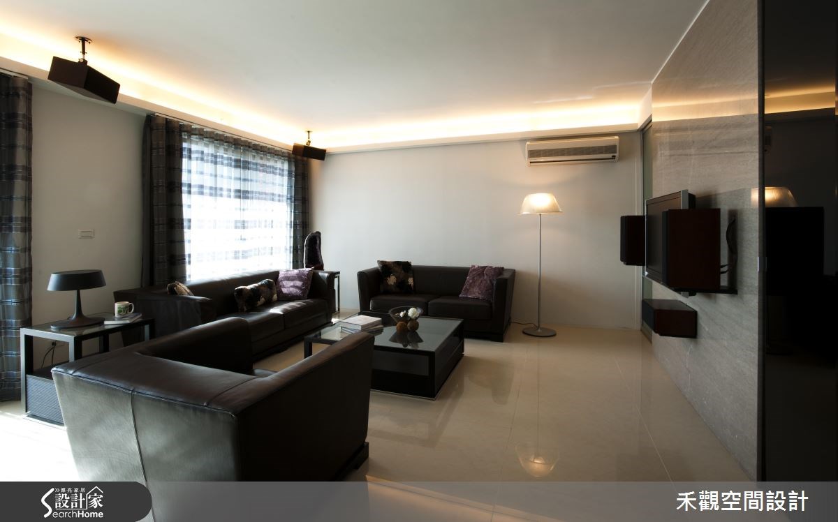60坪新成屋(5年以下)＿現代風客廳案例圖片＿禾觀空間設計＿禾觀_03之4