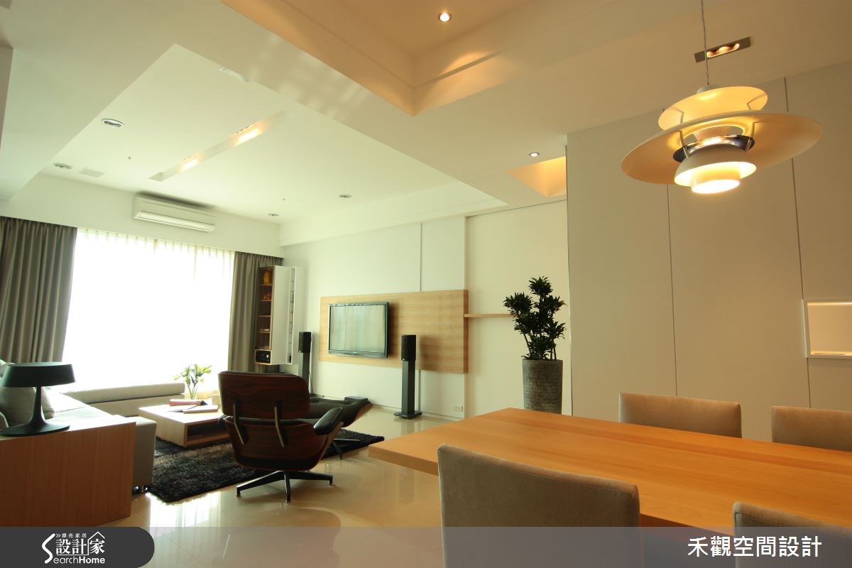 42坪新成屋(5年以下)＿北歐風客廳餐廳案例圖片＿禾觀空間設計＿禾觀_05之10