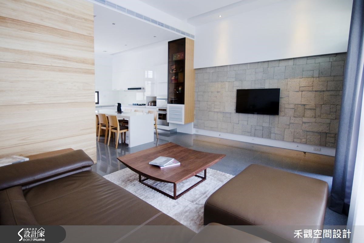 85坪新成屋(5年以下)＿休閒風客廳餐廳案例圖片＿禾觀空間設計＿禾觀_02之1