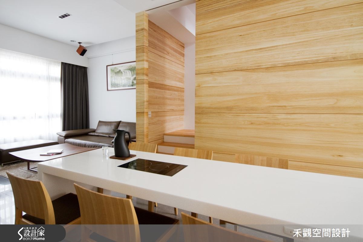 85坪新成屋(5年以下)＿休閒風客廳餐廳樓梯案例圖片＿禾觀空間設計＿禾觀_02之14