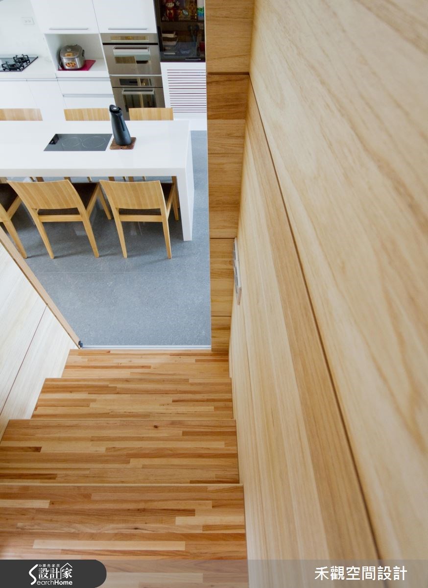 85坪新成屋(5年以下)＿休閒風餐廳樓梯案例圖片＿禾觀空間設計＿禾觀_02之17
