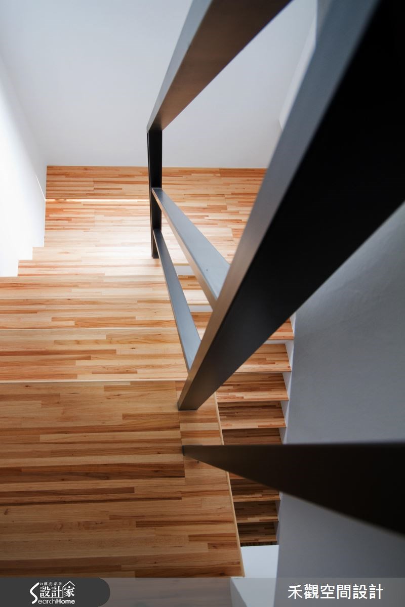 85坪新成屋(5年以下)＿休閒風樓梯案例圖片＿禾觀空間設計＿禾觀_02之24