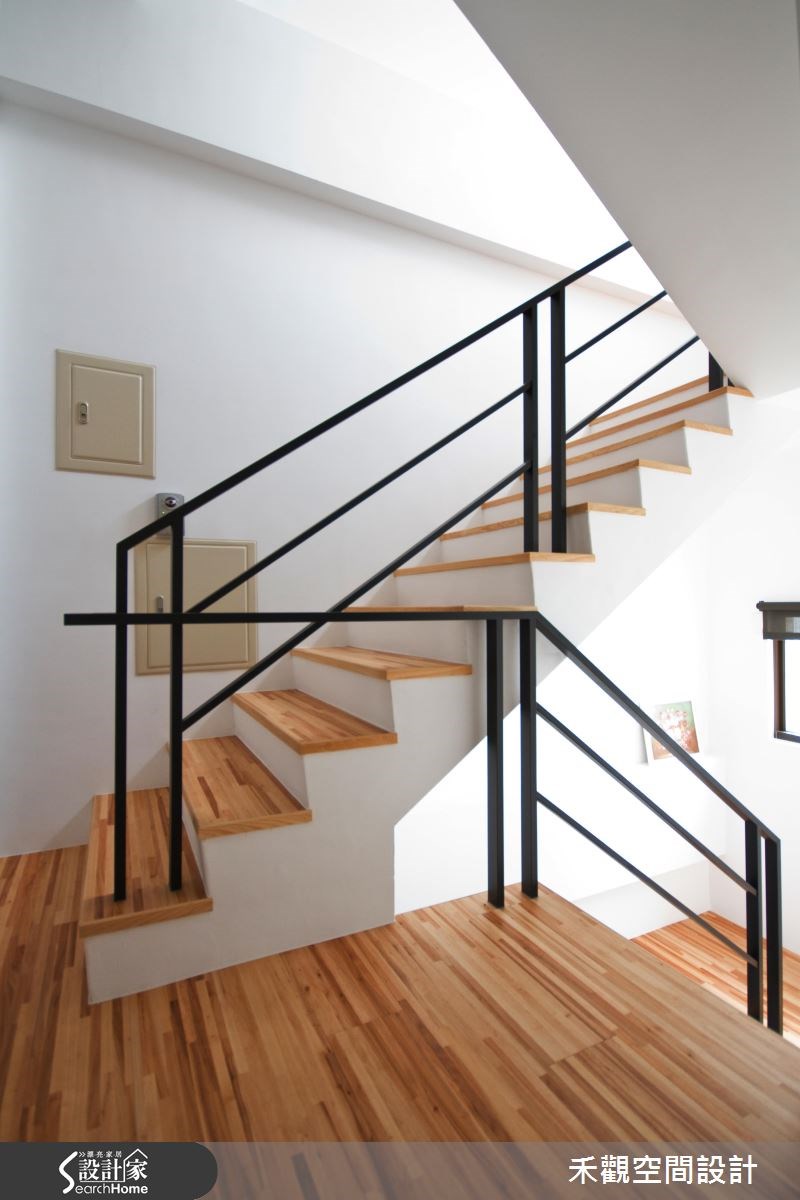 85坪新成屋(5年以下)＿休閒風樓梯案例圖片＿禾觀空間設計＿禾觀_02之27