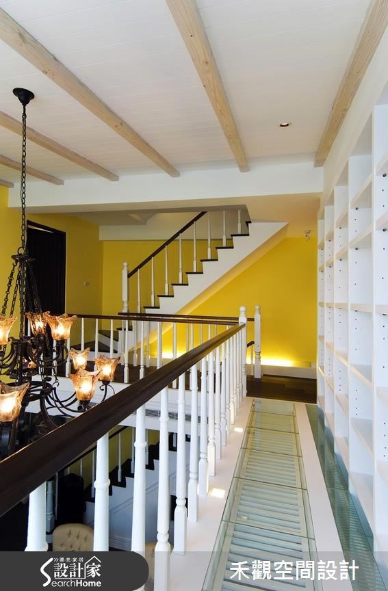 90坪新成屋(5年以下)＿美式風樓梯走廊案例圖片＿禾觀空間設計＿禾觀_06之13
