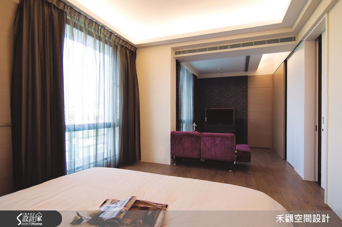 90坪新成屋(5年以下)＿美式風臥室案例圖片＿禾觀空間設計＿禾觀_06之16