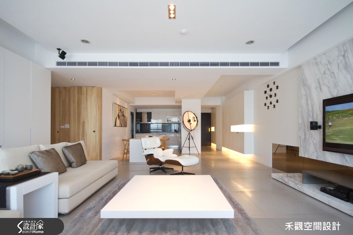 52坪新成屋(5年以下)＿現代風客廳廚房案例圖片＿禾觀空間設計＿禾觀_09之7