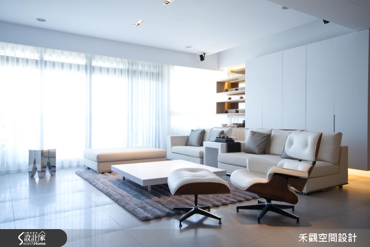 52坪新成屋(5年以下)＿現代風客廳案例圖片＿禾觀空間設計＿禾觀_09之12