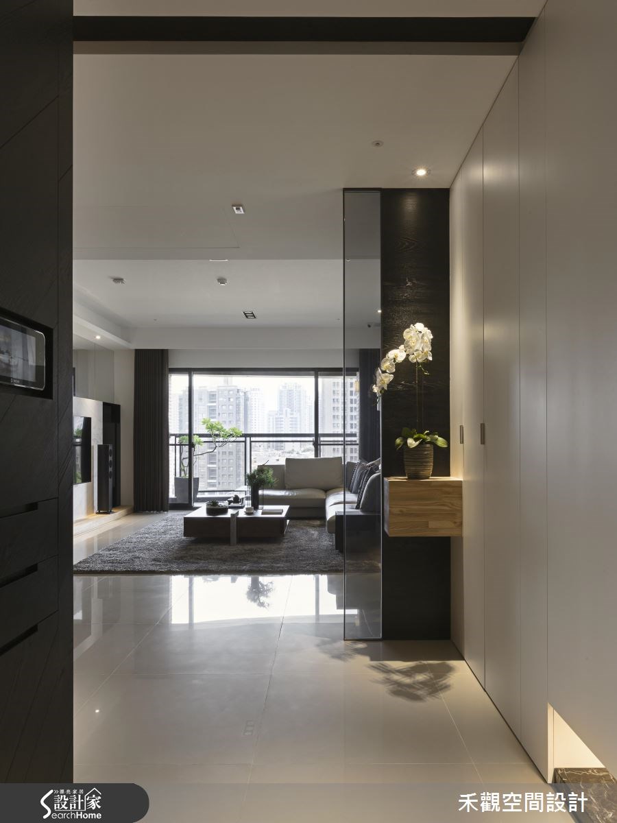 52坪新成屋(5年以下)＿現代風玄關客廳案例圖片＿禾觀空間設計＿禾觀_11之1