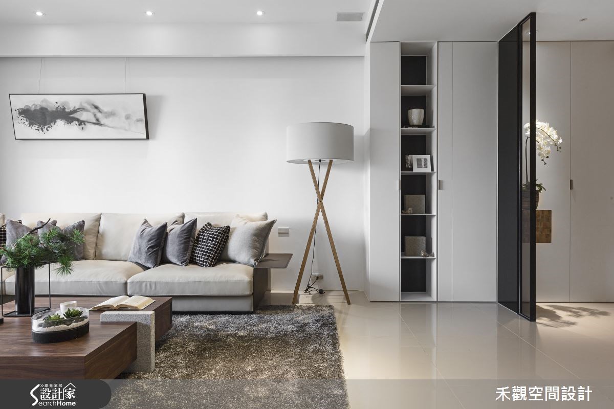 52坪新成屋(5年以下)＿現代風客廳案例圖片＿禾觀空間設計＿禾觀_11之6