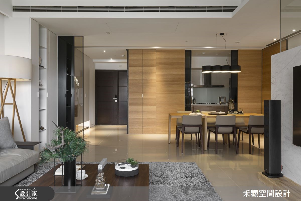 52坪新成屋(5年以下)＿現代風玄關客廳餐廳案例圖片＿禾觀空間設計＿禾觀_11之10
