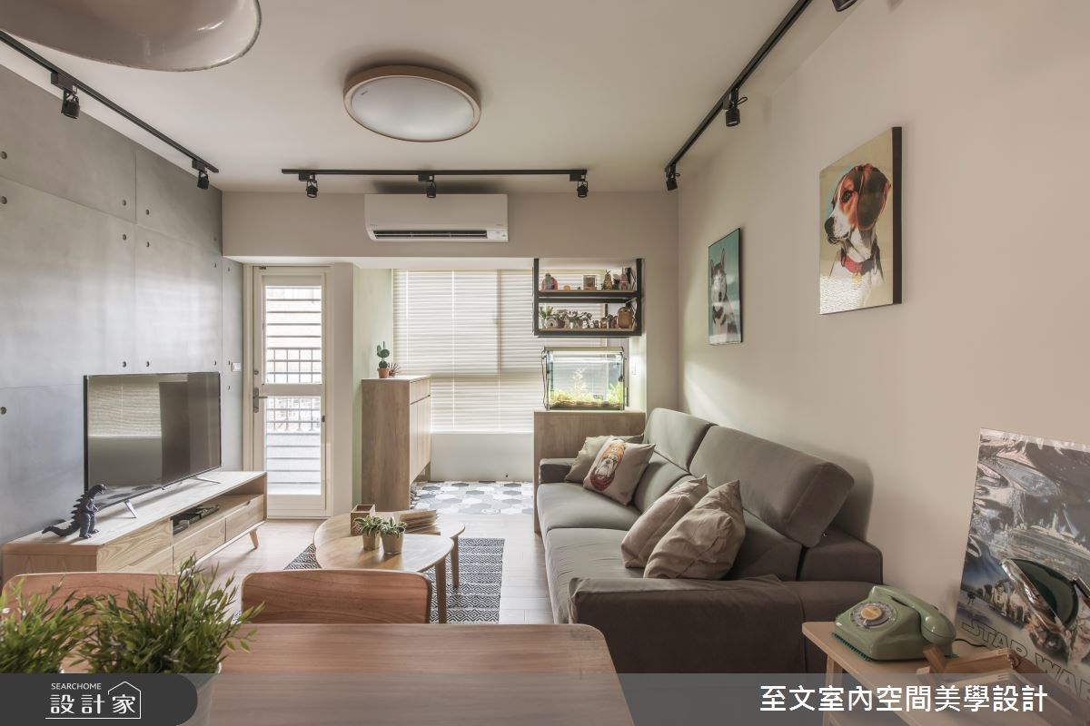 老屋(16~30年)＿北歐風客廳案例圖片＿至文室內裝修設計＿至文_時光寶盒之11