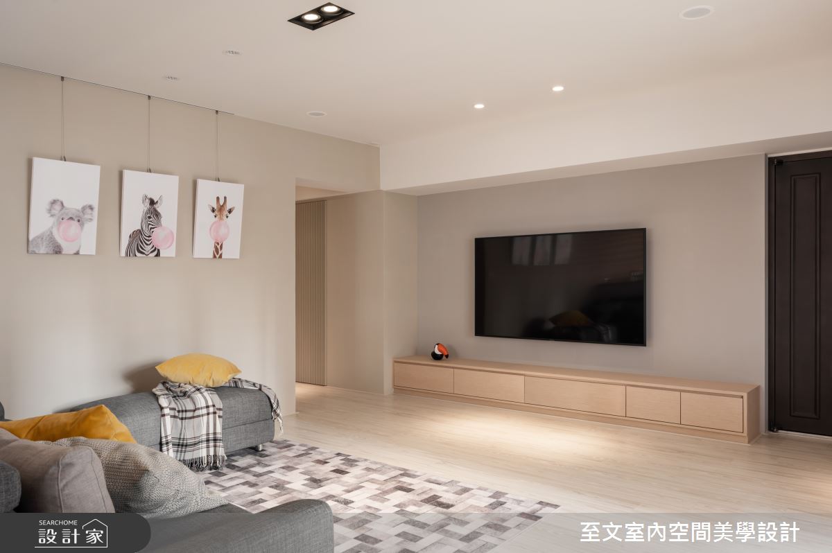 53坪老屋(16~30年)＿北歐風客廳案例圖片＿至文室內裝修設計＿至文_初。晴之2