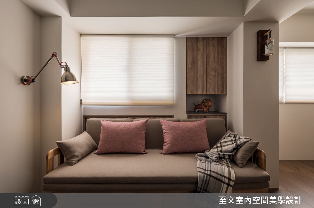 11坪新成屋(5年以下)＿混搭風客廳案例圖片＿至文室內裝修設計＿至文_冉冉之2