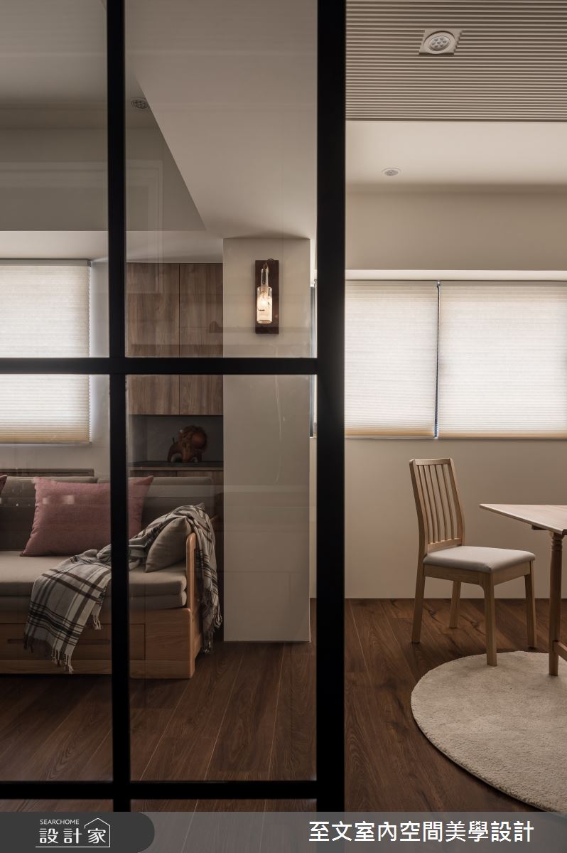 11坪新成屋(5年以下)＿混搭風客廳餐廳案例圖片＿至文室內裝修設計＿至文_冉冉之8