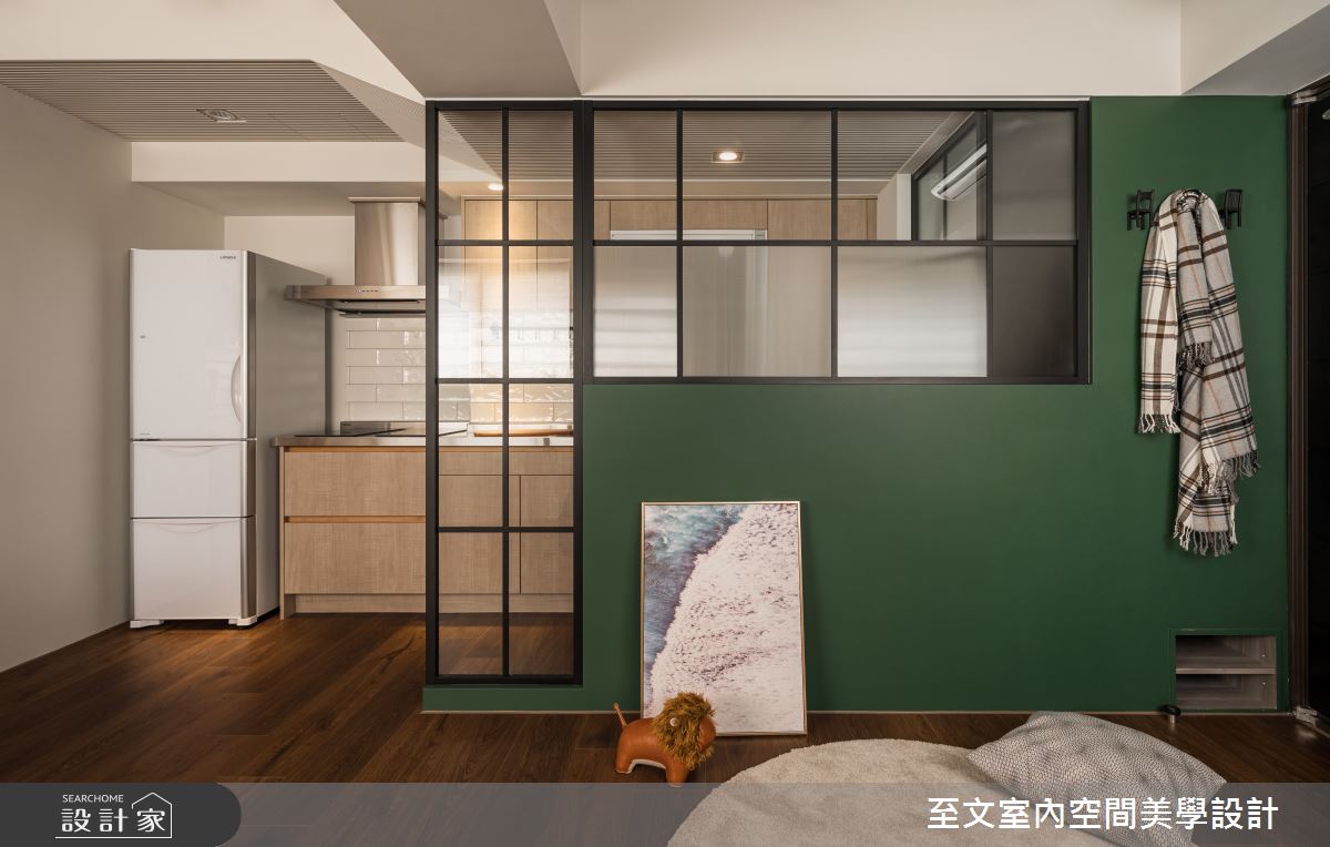 11坪新成屋(5年以下)＿混搭風客廳案例圖片＿至文室內裝修設計＿至文_冉冉之7