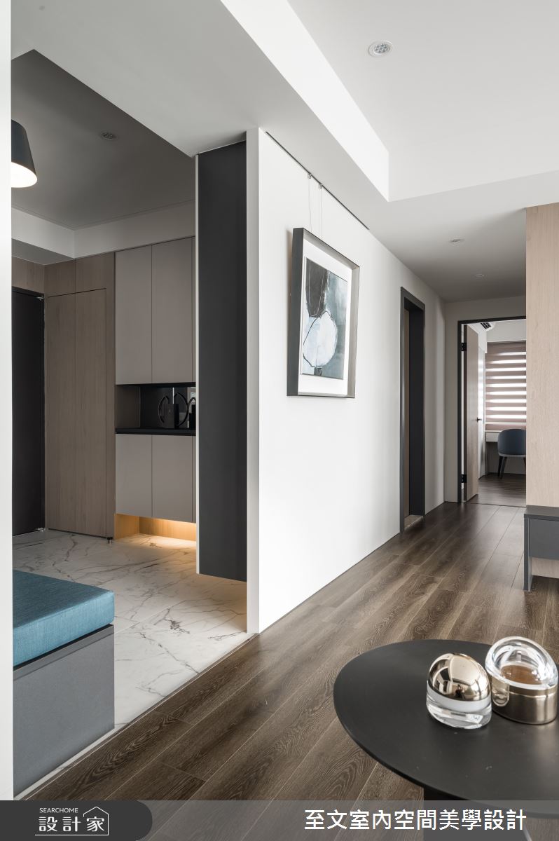 中古屋(5~15年)＿簡約風玄關案例圖片＿至文室內裝修設計＿至文_恬適情韻之2