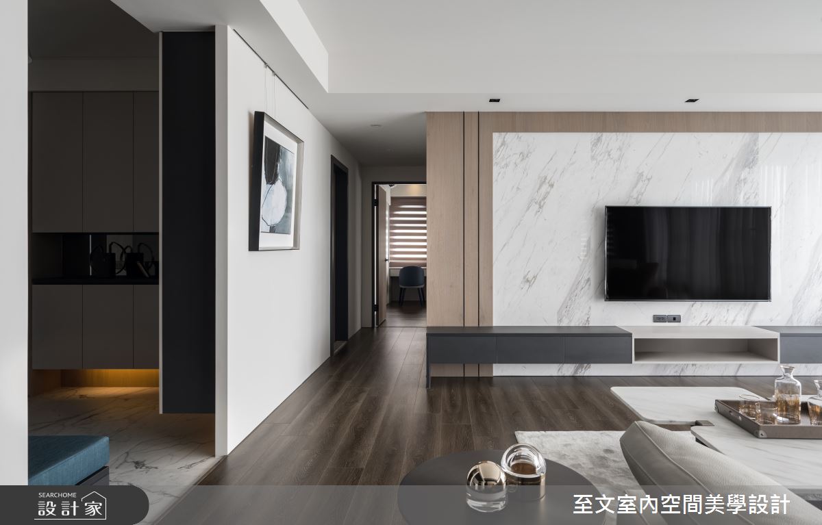 中古屋(5~15年)＿簡約風客廳案例圖片＿至文室內裝修設計＿至文_恬適情韻之3