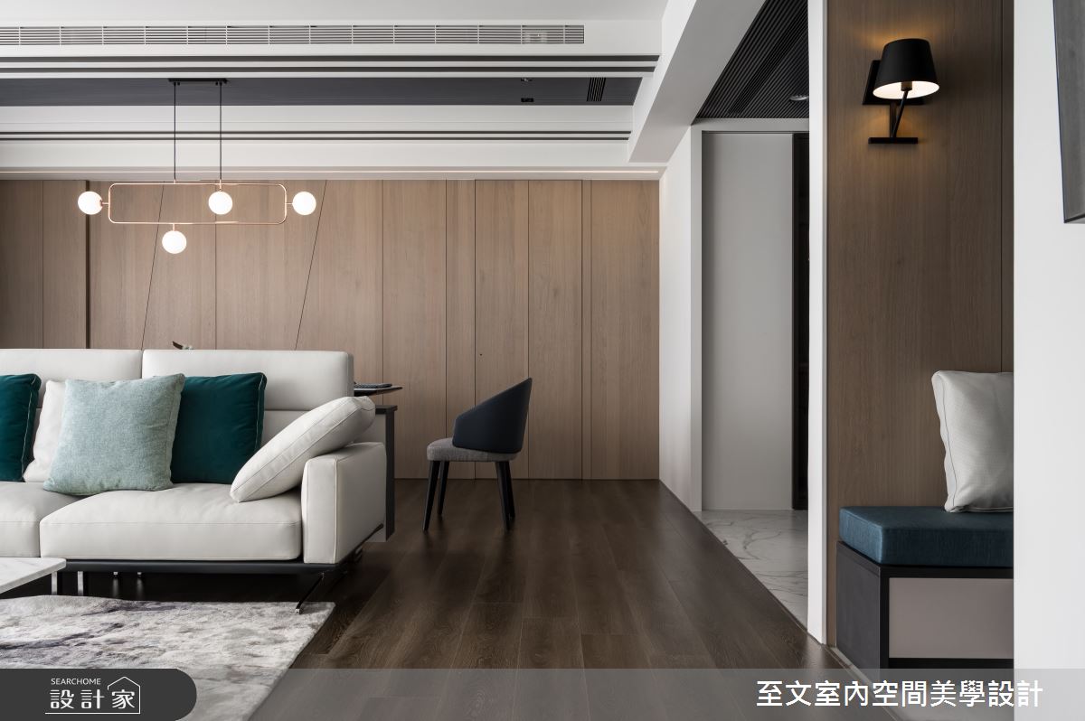 中古屋(5~15年)＿簡約風客廳案例圖片＿至文室內裝修設計＿至文_恬適情韻之11