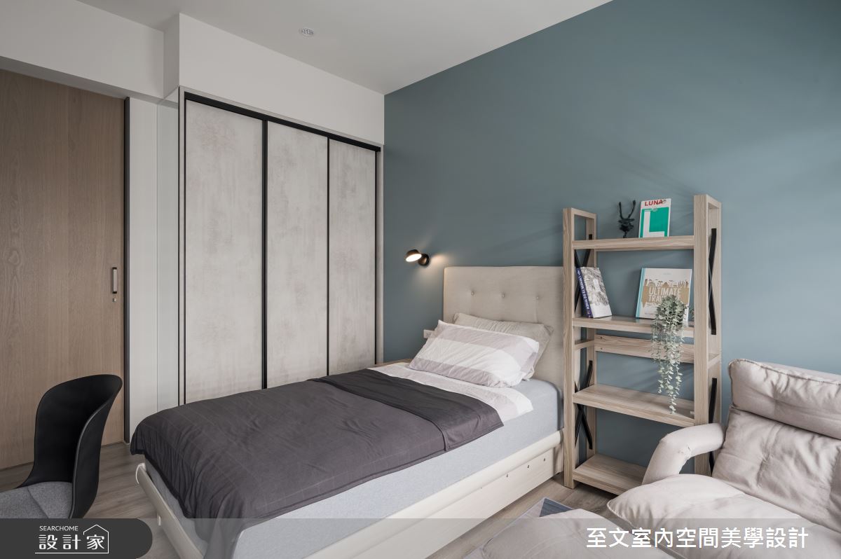 中古屋(5~15年)＿簡約風臥室案例圖片＿至文室內裝修設計＿至文_恬適情韻之27