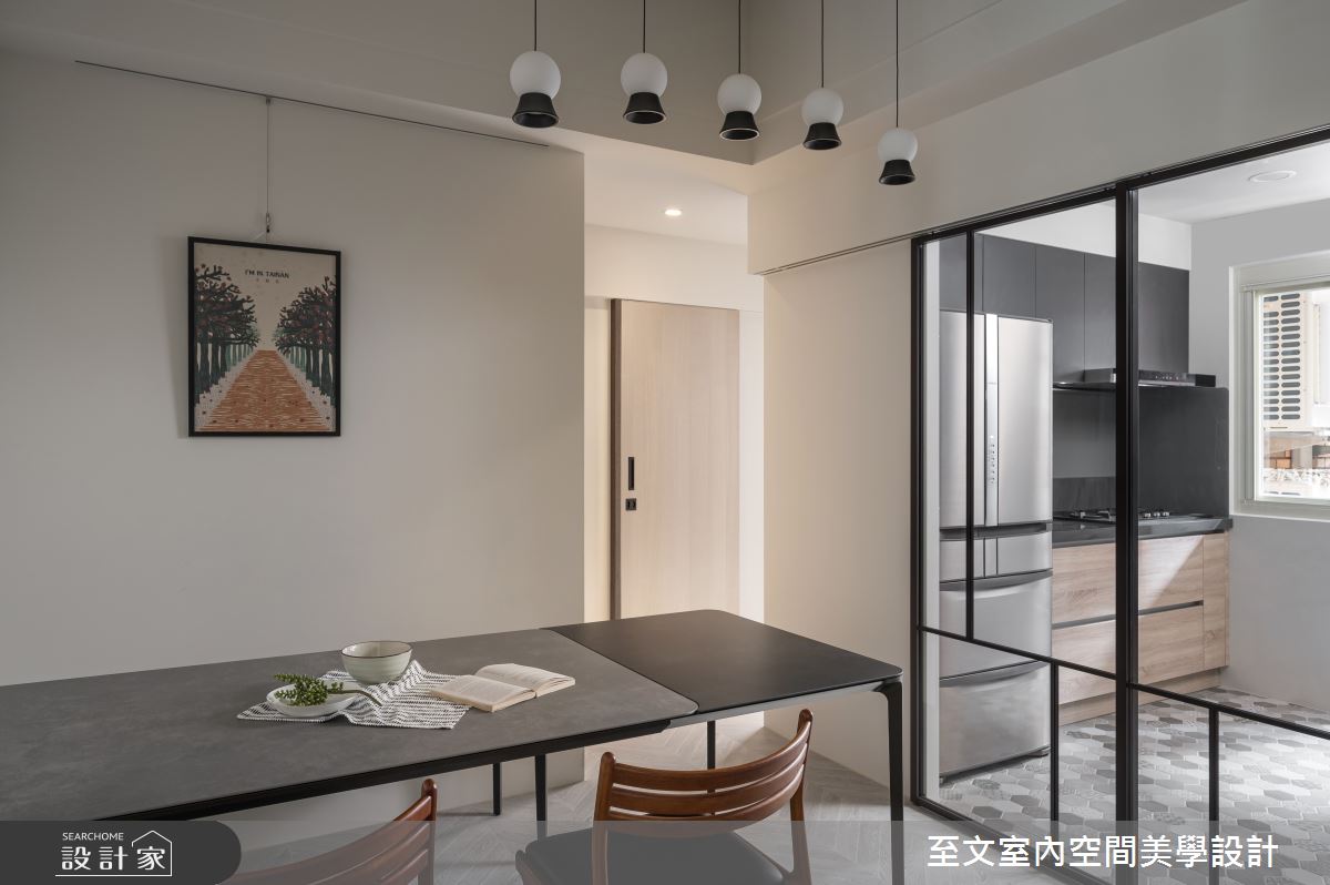 32坪中古屋(5~15年)＿北歐風餐廳案例圖片＿至文室內裝修設計＿至文_私隅之10