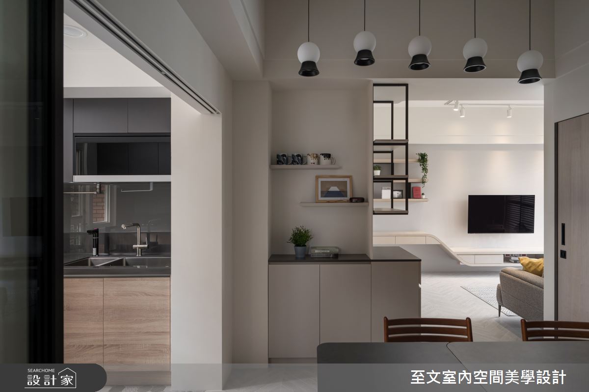 32坪中古屋(5~15年)＿北歐風餐廳案例圖片＿至文室內裝修設計＿至文_私隅之11