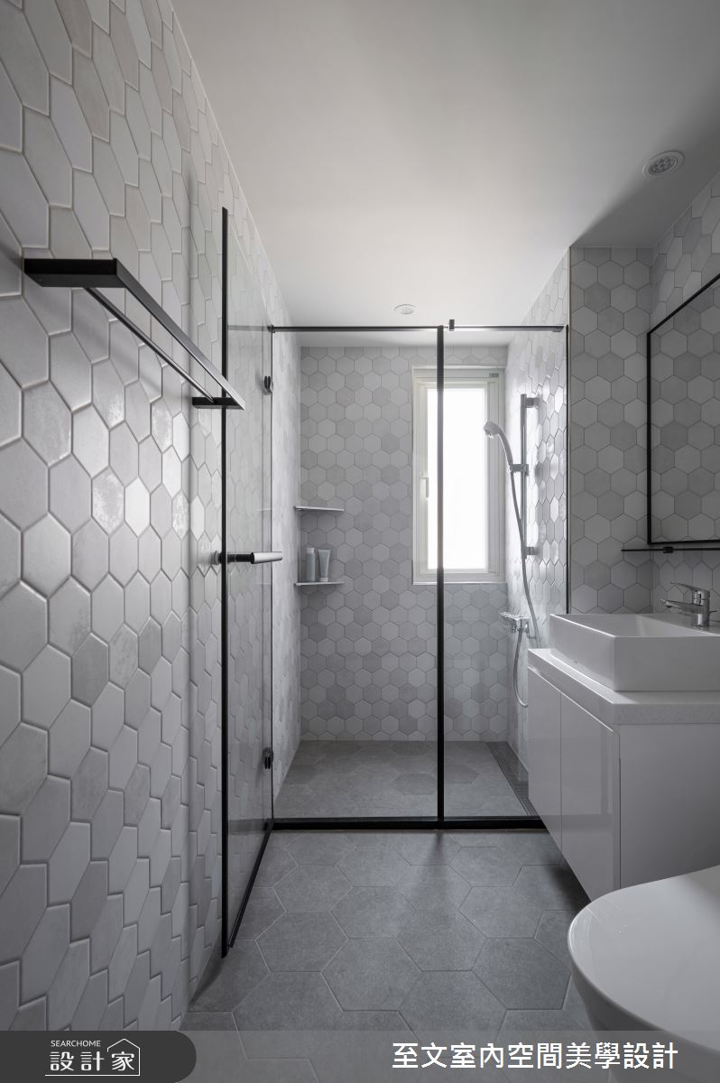 32坪中古屋(5~15年)＿北歐風浴室案例圖片＿至文室內裝修設計＿至文_私隅之18