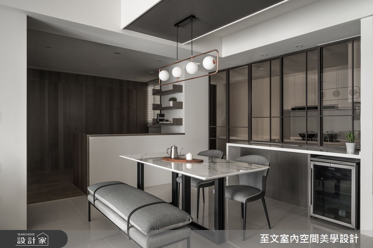 33坪新成屋(5年以下)＿現代風餐廳案例圖片＿至文室內裝修設計＿至文_逸境漫遊之9