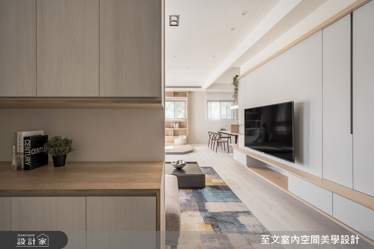 49坪新成屋(5年以下)＿北歐風玄關案例圖片＿至文室內裝修設計＿至文_橙光之1