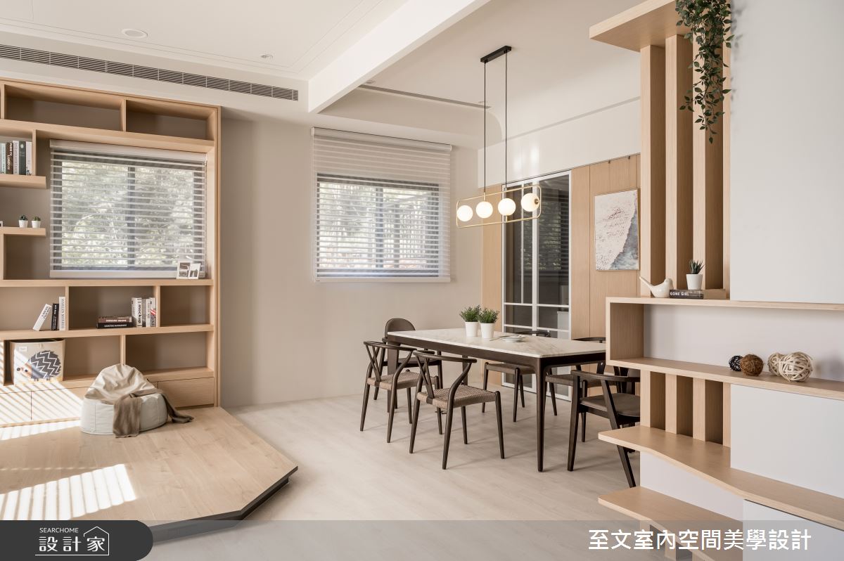 49坪新成屋(5年以下)＿北歐風多功能室案例圖片＿至文室內裝修設計＿至文_橙光之12