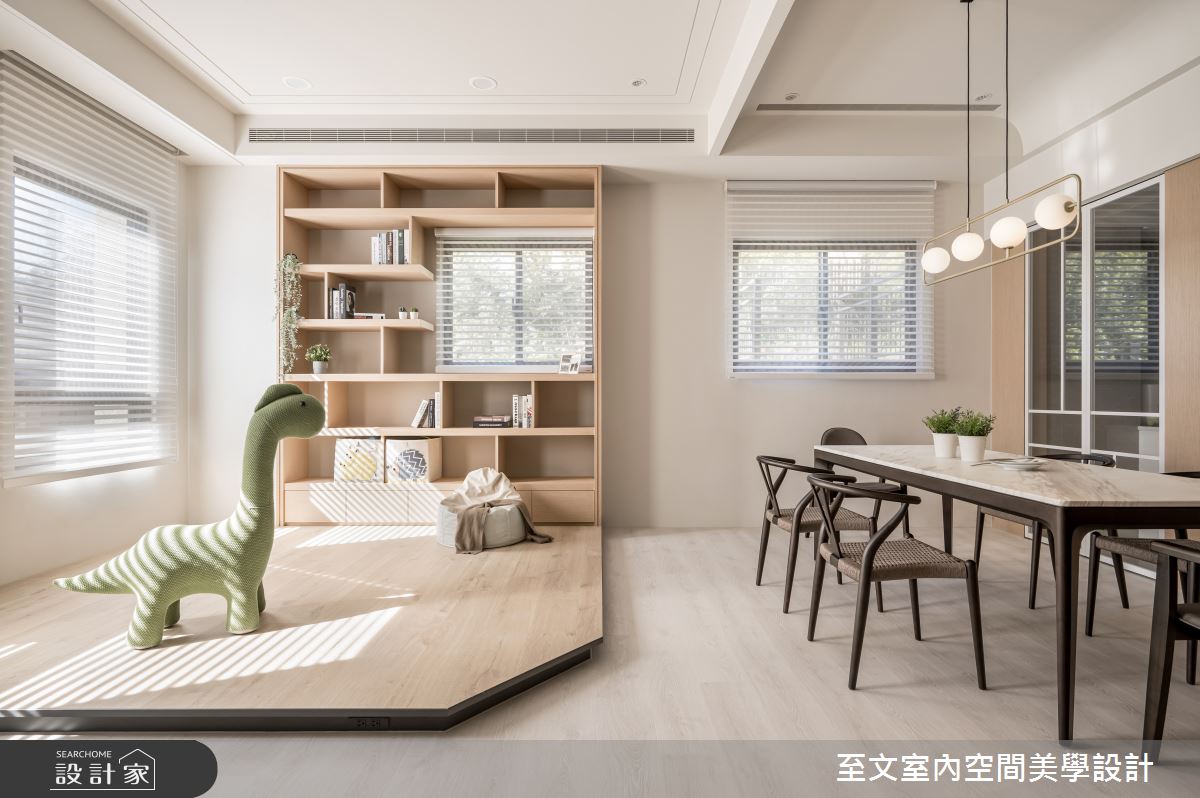 49坪新成屋(5年以下)＿北歐風多功能室案例圖片＿至文室內裝修設計＿至文_橙光之11
