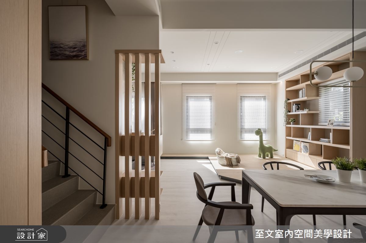 49坪新成屋(5年以下)＿北歐風餐廳案例圖片＿至文室內裝修設計＿至文_橙光之19