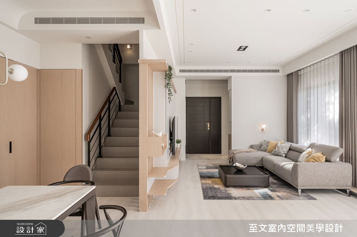 49坪新成屋(5年以下)＿北歐風餐廳案例圖片＿至文室內裝修設計＿至文_橙光之18