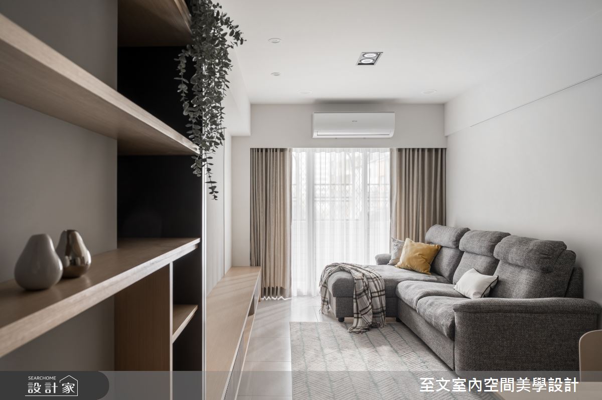 老屋(16~30年)＿北歐風客廳案例圖片＿至文室內裝修設計＿至文_砌築日光之5626