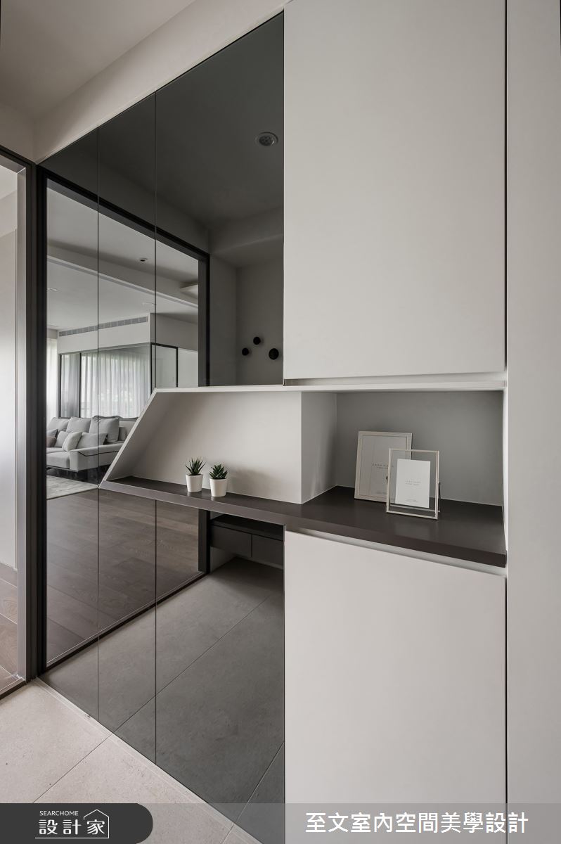 40坪毛胚屋＿北歐風玄關案例圖片＿至文室內裝修設計＿至文_閑。逸趣之2