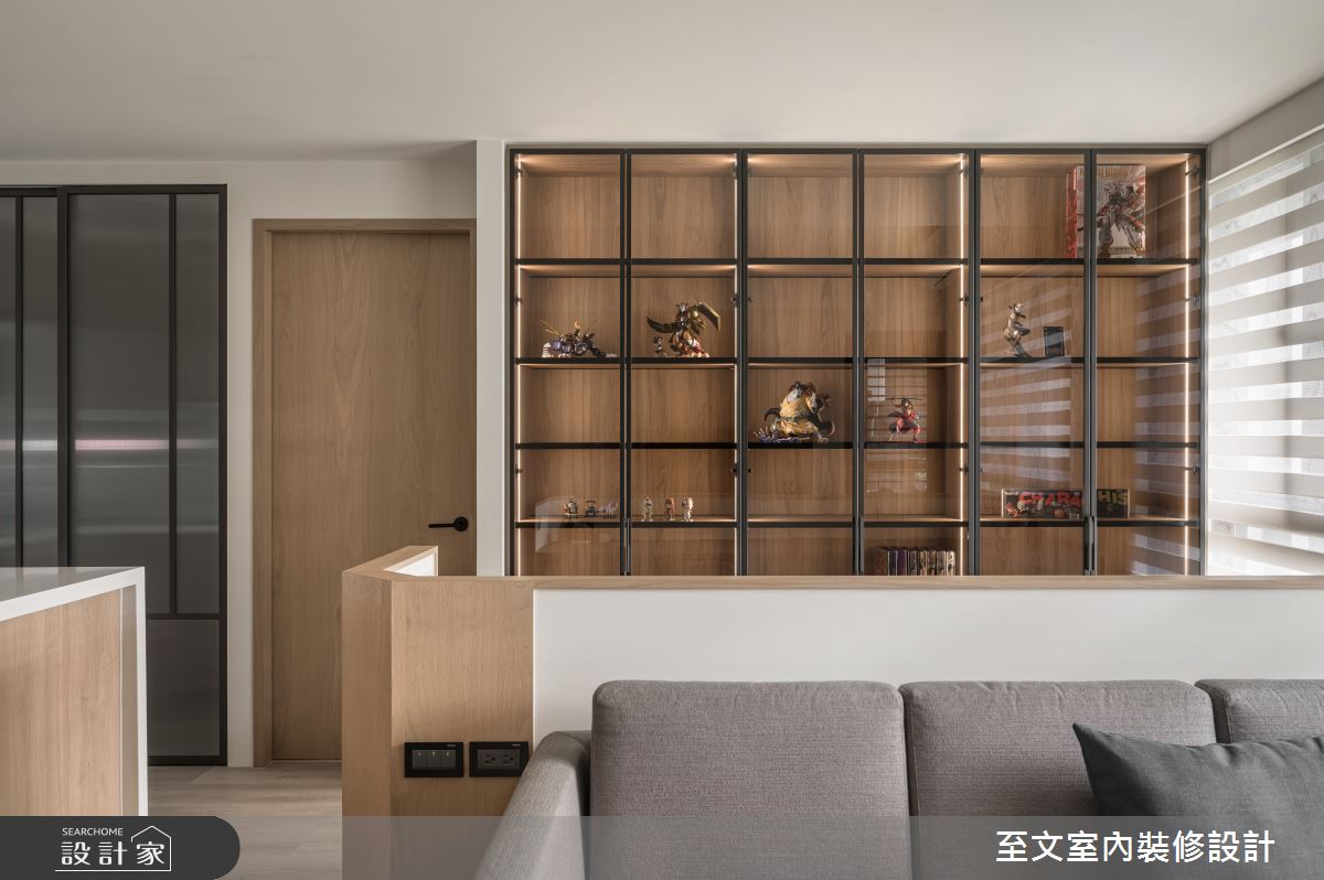 19坪＿簡約風客廳案例圖片＿至文室內裝修設計＿至文_木語菲菲之11